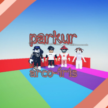 rainbow parkour🌈!