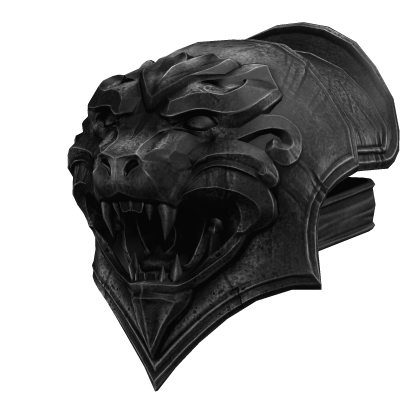 Black Spartan Armor Pauldron - Right Roblox item