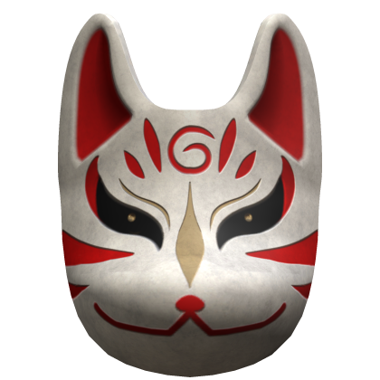 Enchanting White Fox Mask Mystical Elegant White thumbnail