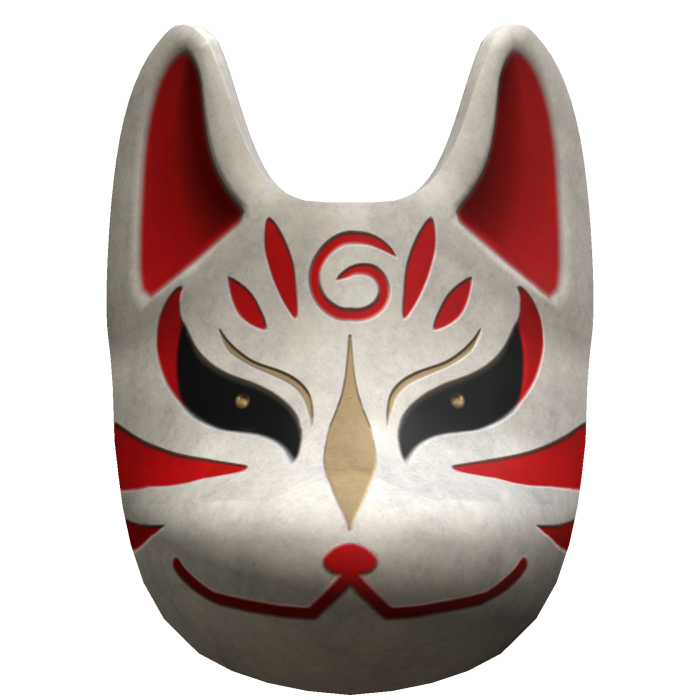 Enchanting White Fox Mask Mystical Elegant White