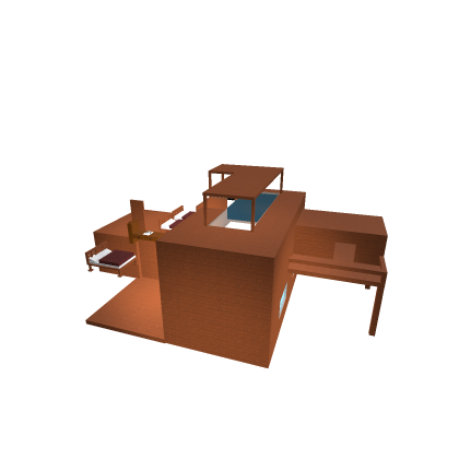 Wooden House Model