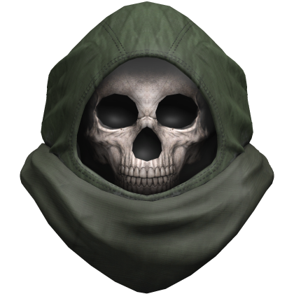 Ghost Mask and Hood Military Roblox item