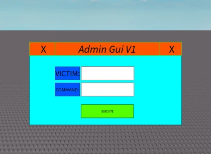 Admin Gui V1