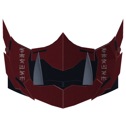 Red Oni Samurai Mask Roblox item