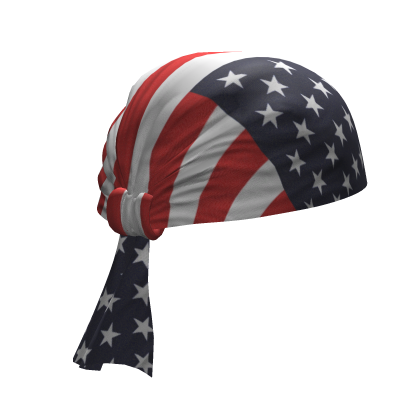 American Flag Bandana