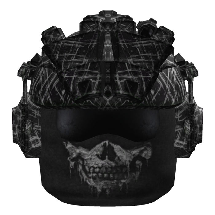 Black Tactical Helmet