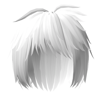 White Fluffy Curtain Bangs Boy Roblox item