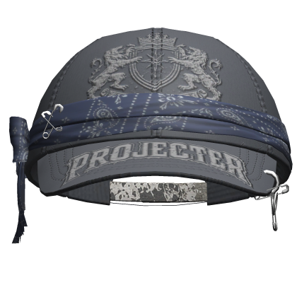 Y2k Bandana Cap Faded Blue