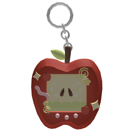 ♬ igari harajuku cute apple tamagotchi keychain