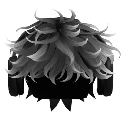 Curly Cool Boy Hair w/ Headphones(Black&White)