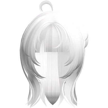 Straight Jellyfish Haircut Hime Bob (White) Roblox item