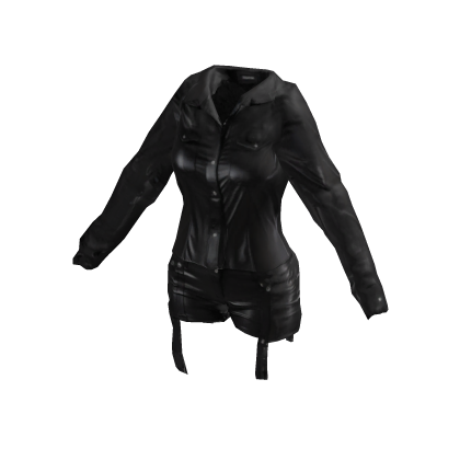 Shadow Viper Leather Bodysuit Set [PBR]