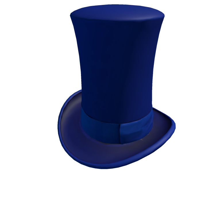 Blue Tall Top Hat