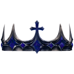 The Forsaken Azurite Crossguard Crown