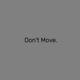 Don't move. icon