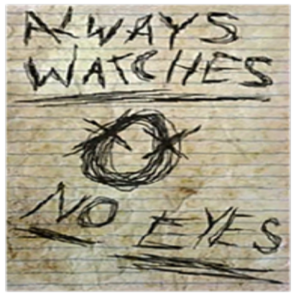 Slender Note: ALWAYS WATCHES NO EYES Roblox decal