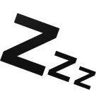 Sleepy "Zzz" Back Text