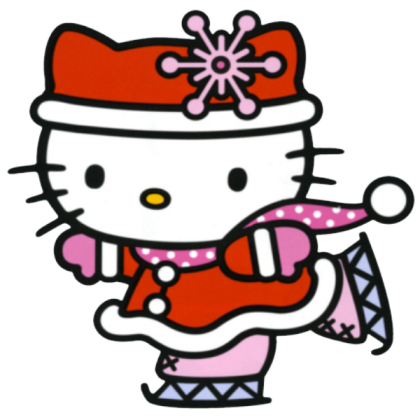 Hello kitty ice skating Roblox decal