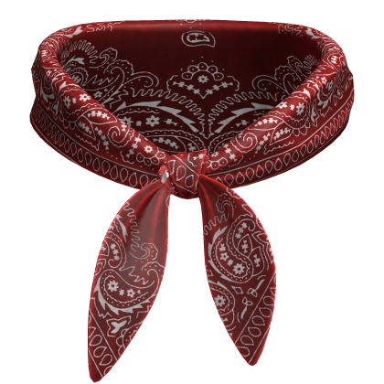 3.0 Neck Bandana Scarf Red 70s Necklace Goofy Y2K