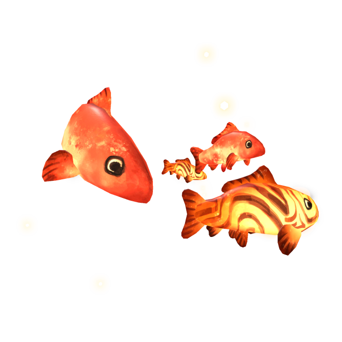 Emissive Glow Fish