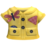 Adorable Coraline Oversized Button Patch Raincoat