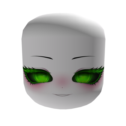 Green Eyes of Sin Face