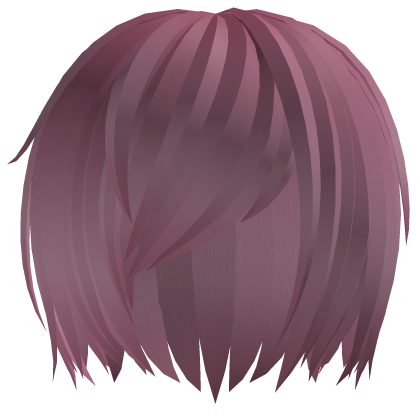 (｡･ω･｡) niche anime hair in dusty pink Roblox item