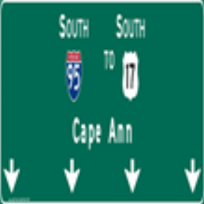 Highway sign Roblox decal