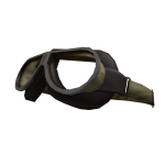 Imperial Japanese Army Tanker Goggles, Up