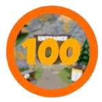 100 Expeditions Roblox badge thumbnail