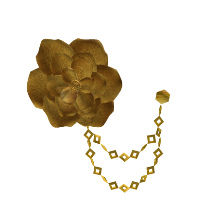 Circus Gold Rose Lapel