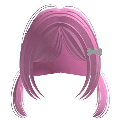 ♡ ꒰ Cute Kawaii Tween Pigtails in Dark Pink