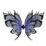 Lilac Majestic Butterfly Wings