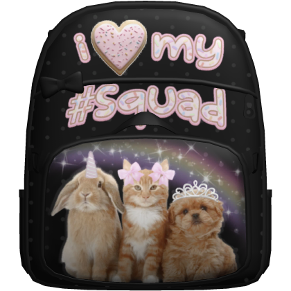 #SQUAD backpack black Roblox item