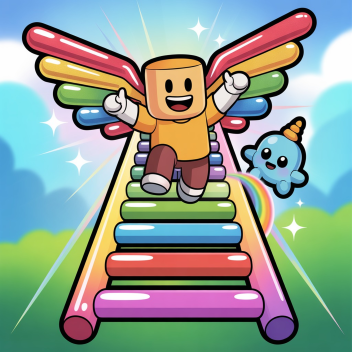 Climb and Jump Rainbow Ladder