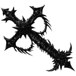 Gothic Skeleton Cross