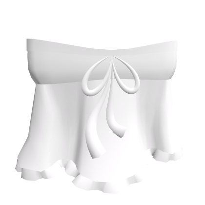Cute Ribbon Dress White