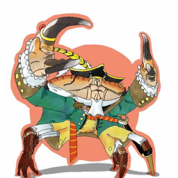 captian crustacean destroys the city