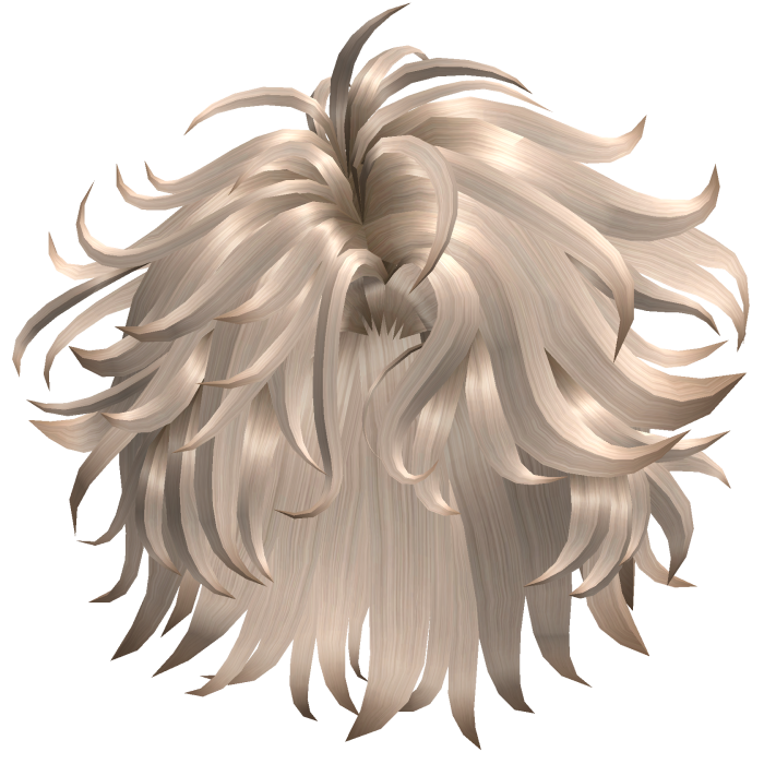 Messy Wavy Shag Hair - Blonde