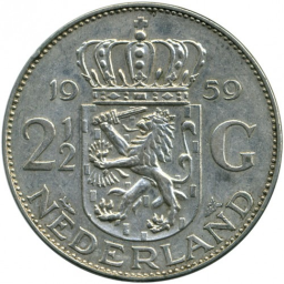Netherlands 2½ Gulden - Juliana