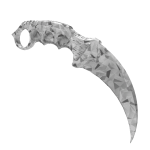 White Sparkle Time Karambit