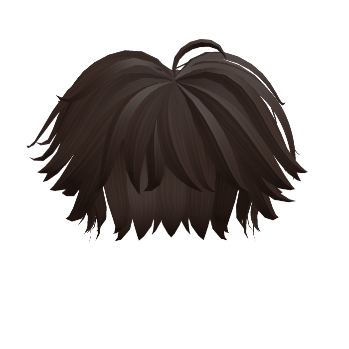 Dark Brown Messy Boy Hair