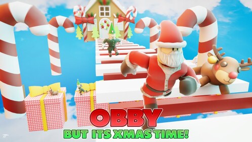 Obby but it's XMAS (Christmas) Time!🎅🎄🌟