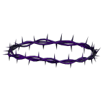 Purple Spiky Crown
