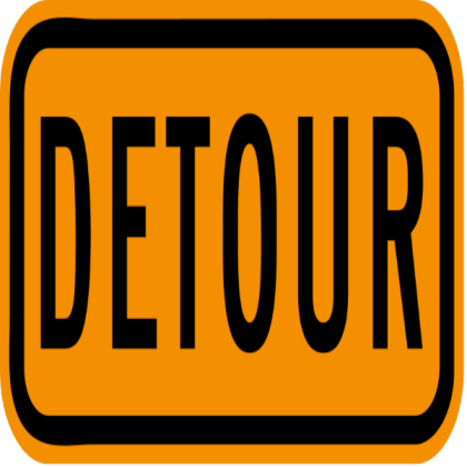 Detour Sign Roblox decal