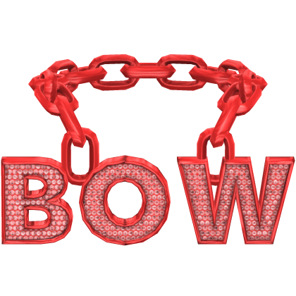 Bow Red Chain Roblox item