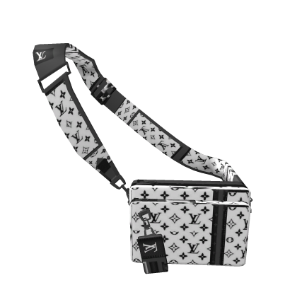 FRONT BAG white and balck LV LEVEL (10)