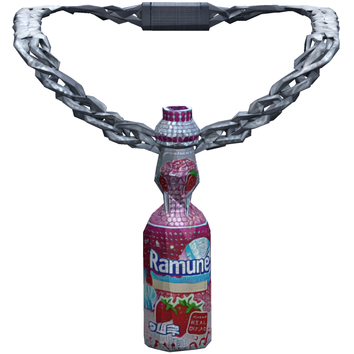 Iced Out Strawberry Ramune Soda Chain 1.0