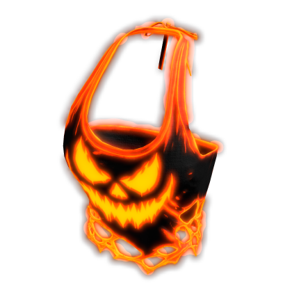 Glowing Emissive Halloween Ripped Halter Top