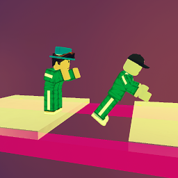 Glass bridge game